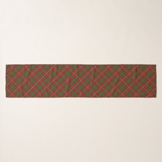 Hay Scottish Clan Tartan Plaid Pattern Scarf (Front (Horizontal))