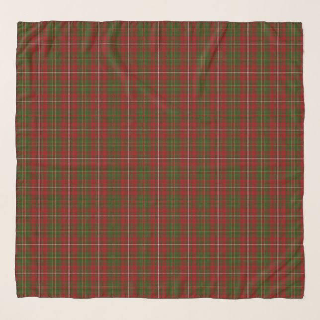 Hay Scottish Clan Tartan Plaid Pattern Scarf (Front)