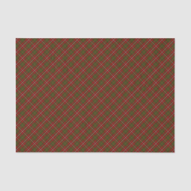 Hay Scottish Clan Tartan Plaid Pattern Tissue Paper (Front)