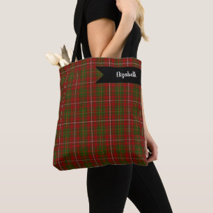 Hay Scottish Clan Tartan Plaid Pattern Tote Bag