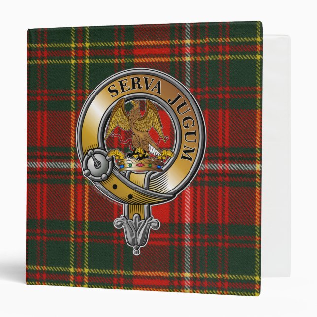 Hay Tartan & Badge 3 Ring Binder (Front/Inside)