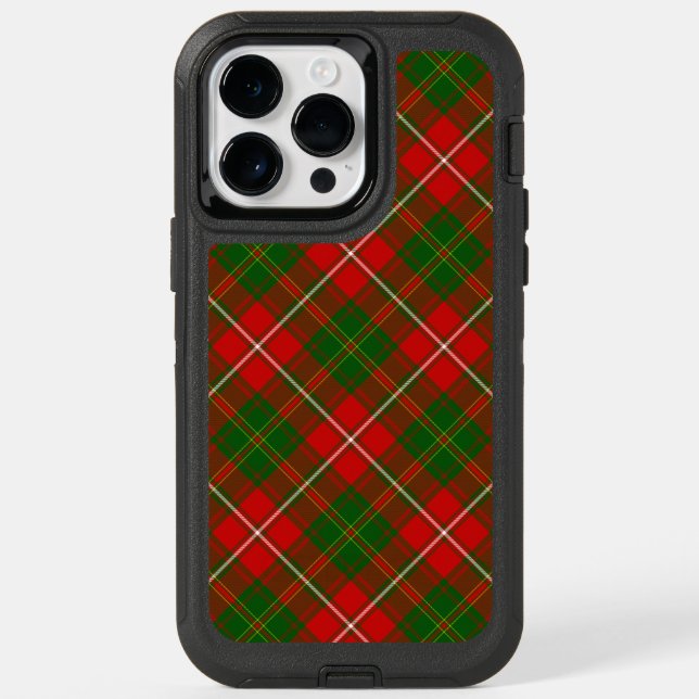 Hay tartan red green plaid otterbox iPhone case (Back)