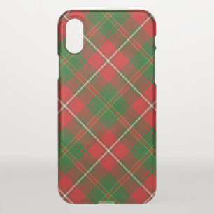 Hay tartan red green plaid iPhone x case