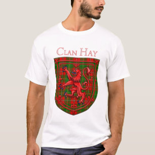 Hay Tartan Scottish Plaid Lion Rampant T-Shirt