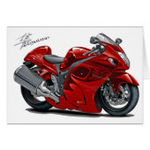 Hayabusa Red Bike (Front Horizontal)