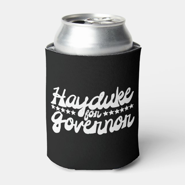 Hayduke for Governor Can Cooler (Can Front)