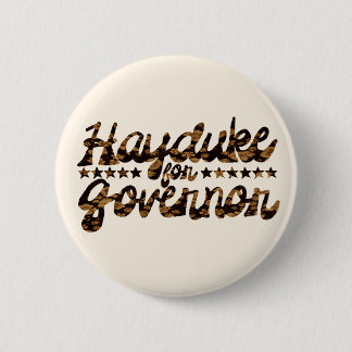 Hayduke for Governor Retro Floral Button