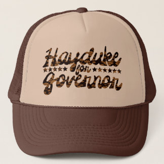 Hayduke for Governor Retro Floral Trucker Hat