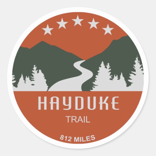 Hayduke Trail Classic Round Sticker