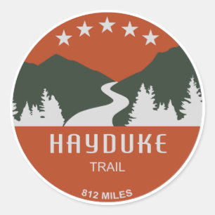 Hayduke Trail Classic Round Sticker