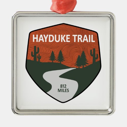 Hayduke Trail Metal Ornament