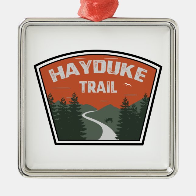 Hayduke Trail Metal Ornament (Front)
