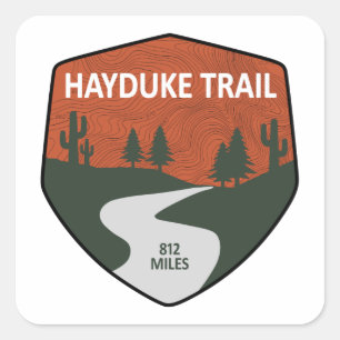 Hayduke Trail Square Sticker