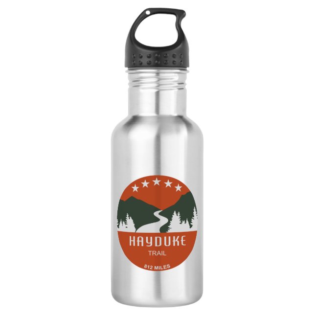 Hayduke Trail Stainless Steel Water Bottle (Front)