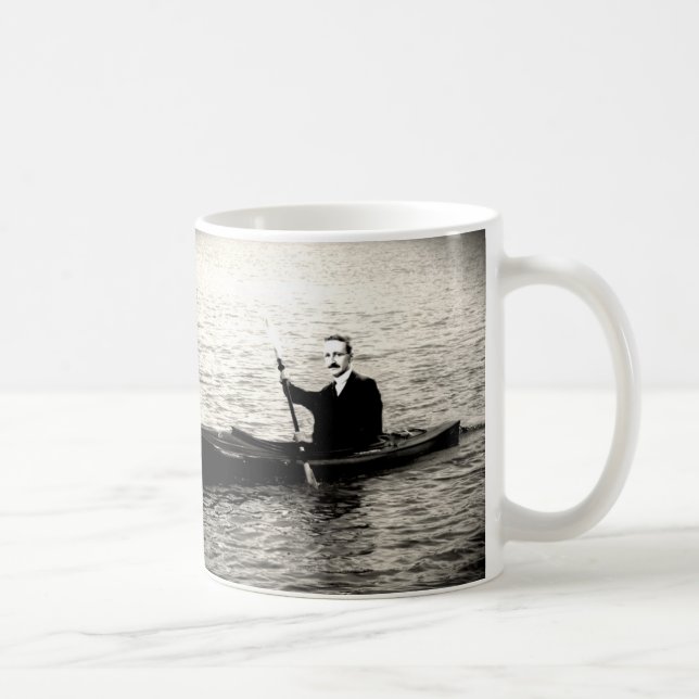Hayek in a Kayak Coffee Mug (Right)