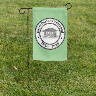 Hayes Barton Centennial Seal Garden Flag