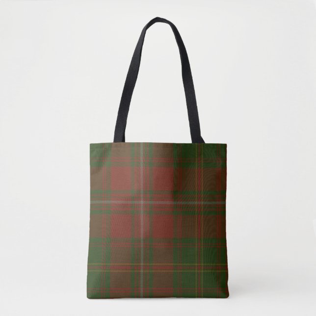 Hayes Clan Tartan Tote Bag (Front)