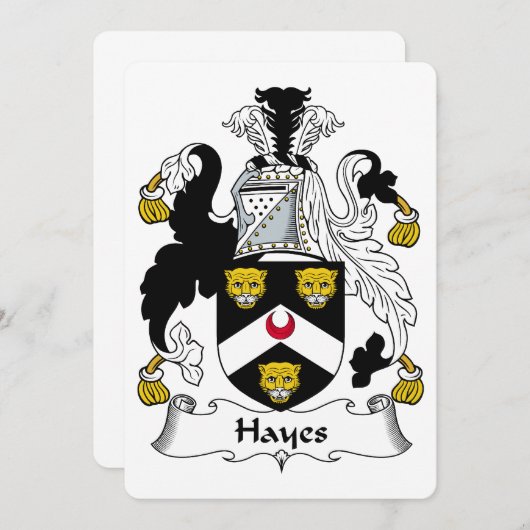 Hayes Family Crest (Front/Back)