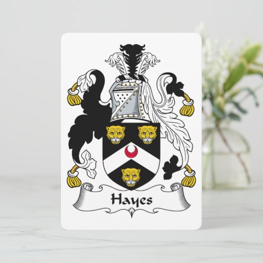 Hayes Family Crest (Standing Front)