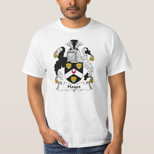 Hayes Family Crest T-Shirt (Front)