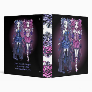 Haylee & Maegan Gothic Fairies Avery Binder