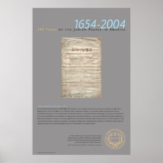 Haym Salomon's Ketubah, 1777 Poster