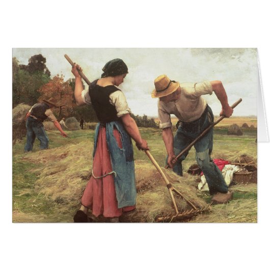 Haymaking, 1880 cards (Front Horizontal)