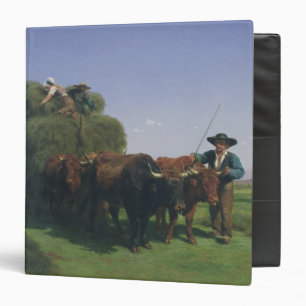 Haymaking, Auvergne 3 Ring Binder