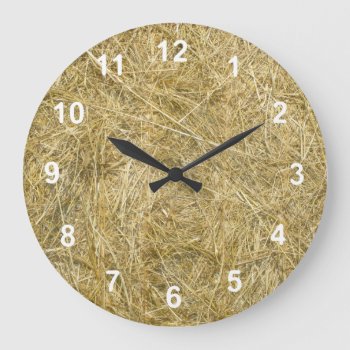 Hayride Large Clock by Impactzone at Zazzle