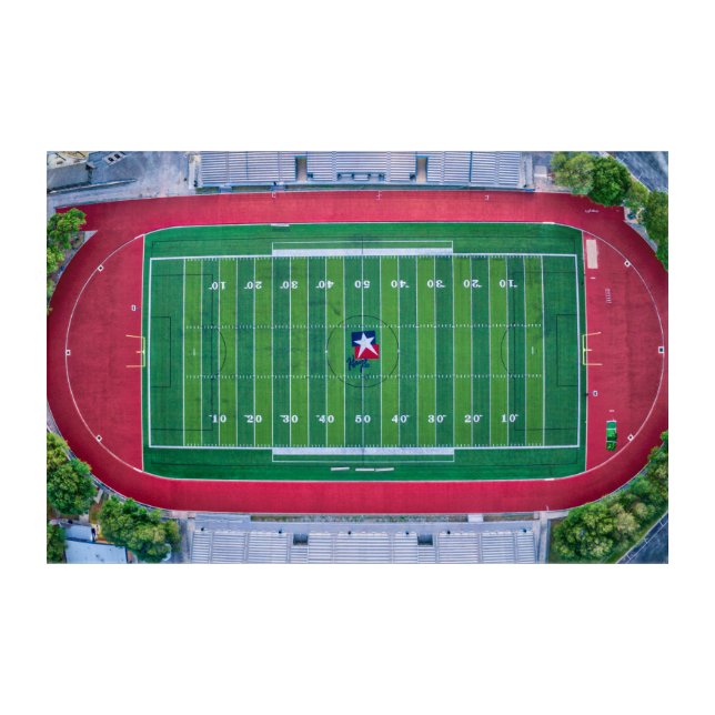 Hays CISD Bob Shelton Stadium; Acrylic Print (Front)