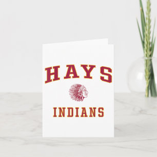 Hays High School Indians _1 Card