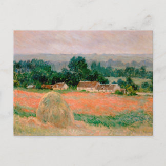 Haystack at Giverny - Claude Monet - 1886 Postcard