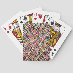 Haystack in Red Playing Cards