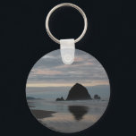 Haystack Rock at Cannon Beach Keychain<br><div class="desc">Features a photo of Haystack Rock,  which is located in Cannon Beach,  Oregon.</div>