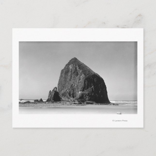 Haystack Rock at Cannon Beach, Oregon Photograph Postcard (Front)
