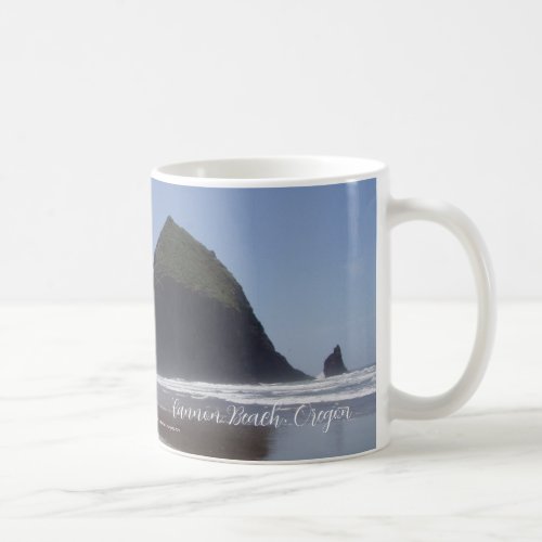 Haystack Rock cannon beach Oregon Coffee Mug
