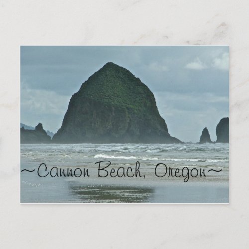 Haystack Rock Cannon Beach Oregon Postcard