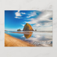 Haystack Rock, Coast Of Oregon, United States
