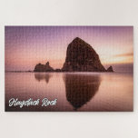 Haystack Rock, Coast Of Oregon, USA Jigsaw Puzzle<br><div class="desc">This unique jigsaw puzzle features a photograph of the beautiful Haystack Rock,  off the coast of Oregon,  on Cannon Beach. Please feel free to adjust all the available options as you wish.</div>