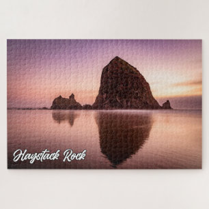 Haystack Rock, Coast Of Oregon, USA Jigsaw Puzzle