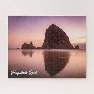 Haystack Rock, Coast Of Oregon, USA Jigsaw Puzzle