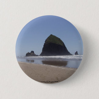 Haystack Rock Pinback Button