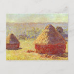 Haystacks at End of Summer by Monet Postcard<br><div class="desc">Monet - a celebration of the Masters of Art</div>