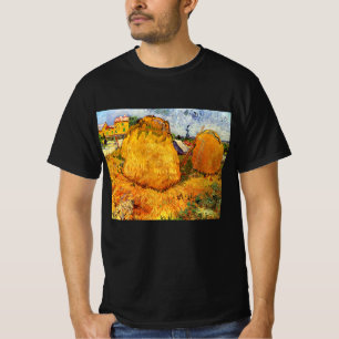 Haystacks in Provence by Vincent van Gogh T-Shirt