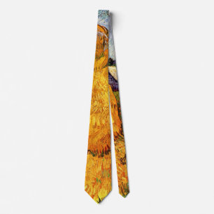 Haystacks in Provence by Vincent van Gogh Tie
