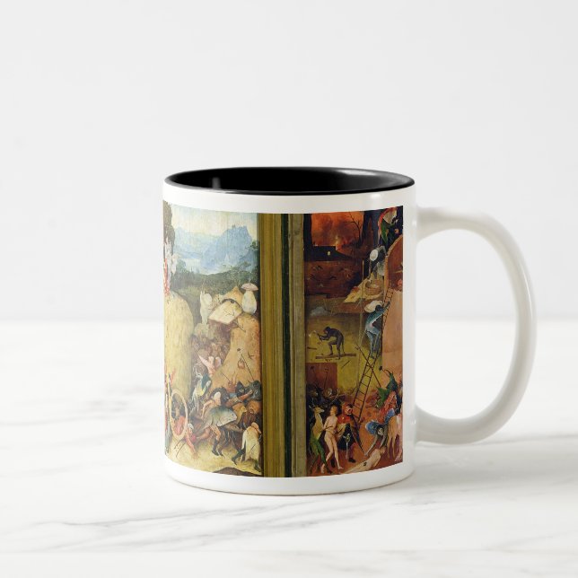 Haywain, 1515 Two-Tone coffee mug (Right)