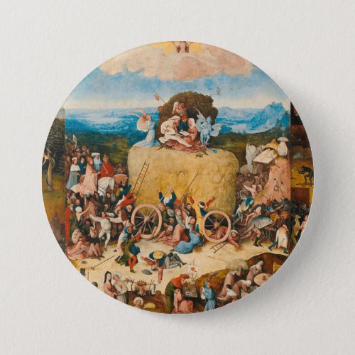 Haywain Triptych _ Hieronymus Bosch Button