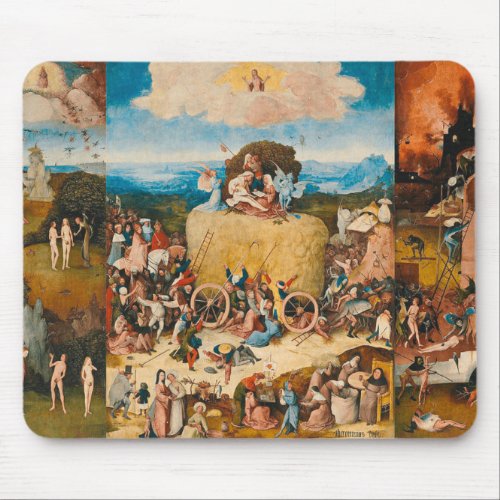 Haywain Triptych _ Hieronymus Bosch Mouse Pad