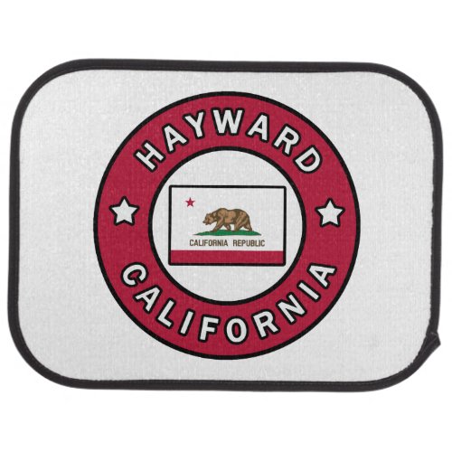Hayward California Car Floor Mat