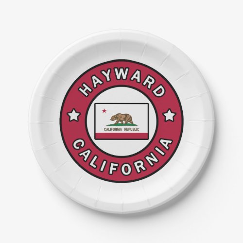 Hayward California Paper Plates